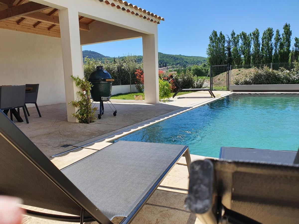 Onze Villa in Provence, Mont Ventoux, New Luxury Villa, Private Pool, Stunning views, Outdoor Kitchen, Big Green Egg Malaucène Buitenkant foto
